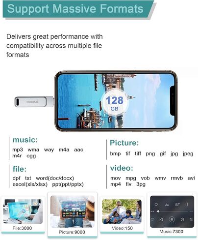 ارفع مستوى تجربة إدارة البيانات الخاصة بك باستخدام شريحة ذاكرة USB المتطورة - التطبيق المطلوب تنزيله على أجهزة iOS (Silver-AL5) in Kuwait