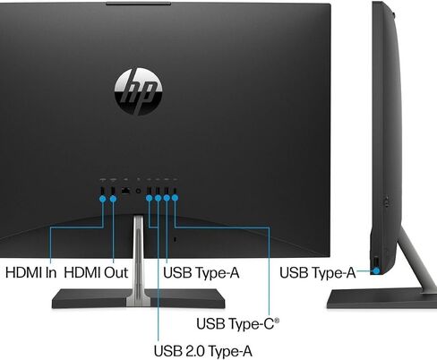 HP Pavilion 27 Touch Desktop 2TB SSD 32GB RAM Win 11 Pro (معالج Intel الجيل الرابع عشر Core i9-14900K مع Turbo Boost إلى 6.00 جيجاهرتز، ذاكرة الوصول العشوائي 32 جيجابايت، 2 تيرابايت SSD، شاشة لمس FullHD 27 بوصة) كمبيوتر شخصي الكل في واحد in Saudi Arabia