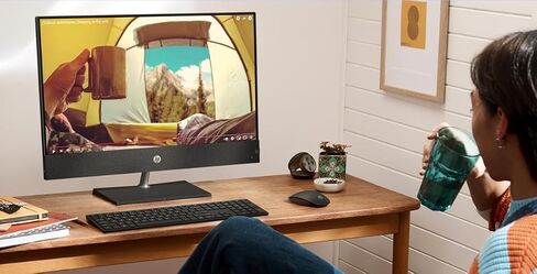 HP Pavilion 27 Touch Desktop 2TB SSD 32GB RAM Win 11 Pro (معالج Intel الجيل الرابع عشر Core i9-14900K مع Turbo Boost إلى 6.00 جيجاهرتز، ذاكرة الوصول العشوائي 32 جيجابايت، 2 تيرابايت SSD، شاشة لمس FullHD 27 بوصة) كمبيوتر شخصي الكل في واحد in Saudi Arabia