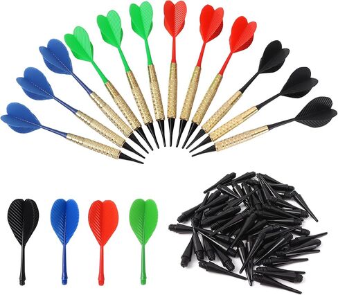 سهام ذات أطراف ناعمة من GSE Games & Sports Expert للوحة رمي السهام الإلكترونية. تتضمن 60 قطعة من نصائح رمي السهام المجانية وحقيبة تخزين... in Kuwait