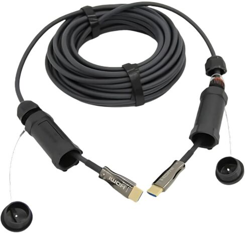أغطية موصلات مقاومة للماء لكابل HDMI خارجي من Pacroban، مدرعة، آمنة داخل الحائط، 48 جيجابت في الثانية، ARC، 8K، 4K 120 هرتز in Kuwait