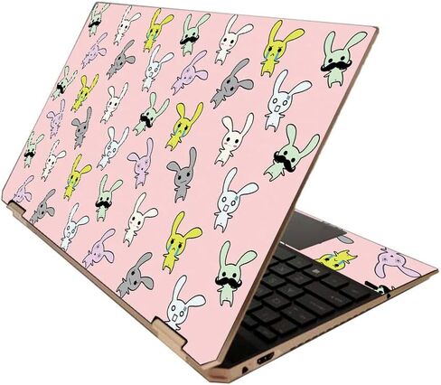 MightySkins Skin for HP Spectre x360 15" (2020) - Bunny Bunches | Protective, Durable, and Unique Vinyl Decal wrap Cover | Easy to Apply, Remove, and Change Styles | Made in The USA in Saudi Arabia