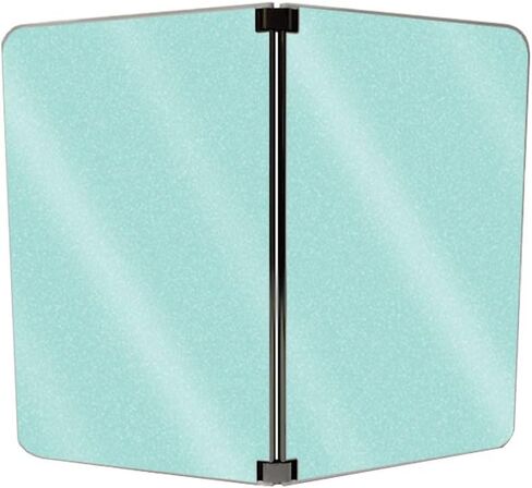 MightySkins Glossy Glitter Skin for Microsoft Surface Duo - Solid Seafoam | Protective, Durable High-Gloss Glitter Finish | Easy to Apply, Remove, and Change Styles | Made in The USA in Saudi Arabia
