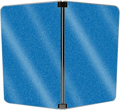 MightySkins Glossy Glitter Skin for Microsoft Surface Duo - Solid Seafoam | Protective, Durable High-Gloss Glitter Finish | Easy to Apply, Remove, and Change Styles | Made in The USA in Saudi Arabia