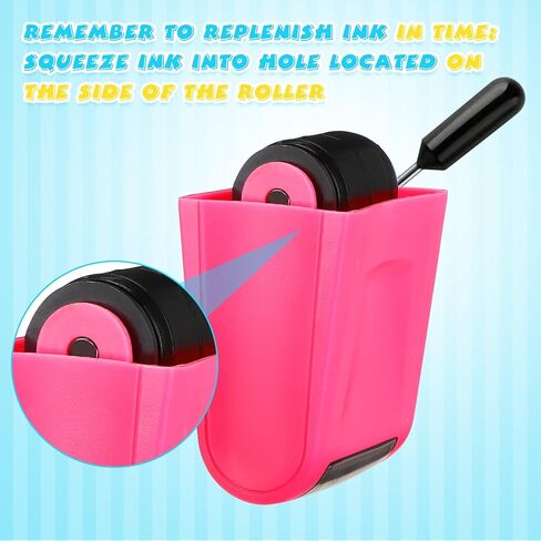 6 Pcs Dashed Handwriting Lines Practice Roller Stamp 6 Colors Handwriting Lines Stamp Roller Self Inking Handwriting Line Stamp for Kids Teachers Parents Adults Classroom Home Office Supplies in Saudi Arabia