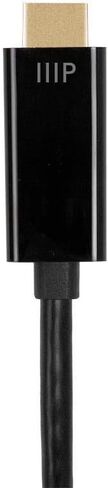 Monoprice DisplayPort to HDTV Cable - 2 Meter (6.6ft) 4K@60Hz - Select Series Black in Saudi Arabia