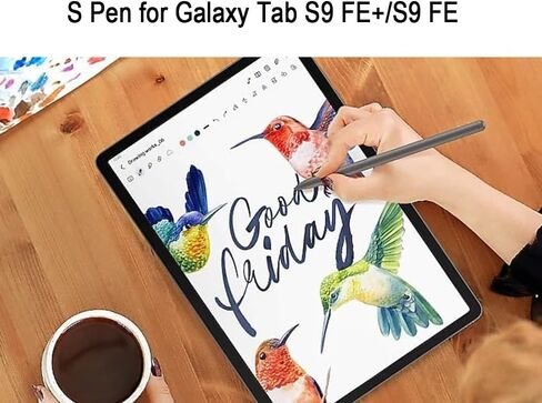 قلم Tab S9 FE S (مستشعر الضغط 4096) (أطراف القلم 0.7 مم) متوافق مع Galaxy Tab S9 FE+/S9 FE 2023 جميع إصدارات قلم اللمس S Pen مع 5 أطراف/أطراف (نعناعي) in Saudi Arabia