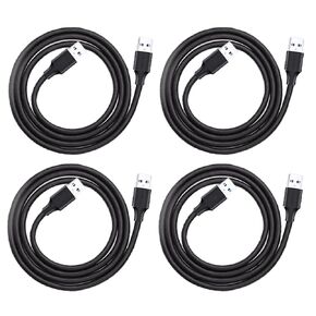 ROFAVEZCO USB 3.0 A to A Male Cable 1m/ 3.3FT x4,male to male, 4 Pack 5Gbps USB Cord for KVM Switch USB Peripheral Enclosures, Keyboard,Mouse,Flash Drive,Hard Drive PC Laptop Computer,Printer,Xbox