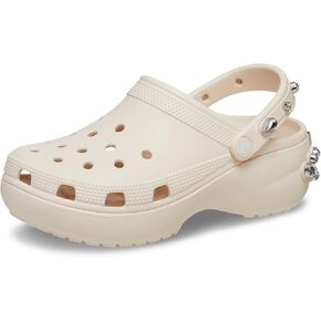 Crocs Women's Classic Graphic Clogs, Platform Shoes, Dew, Numeric_5