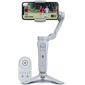 XbotGo Smartphone Gimbal Remote Control Kit – AI Automatic Capture Tracking Camera for Sports, Supporting Multiple Sports Modes, Intuitive App Control,Gimbal Stabilizer for iPhone 15 Pro Max & Android