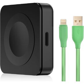 2 in 1 USB A Fast iWatch Charger MFI Certified 3.3FT Wireless iWatch Charger for Apple Watch Series 8/7/6/5/4/3/2 & Compatible with iPhone and Airpods (Black)