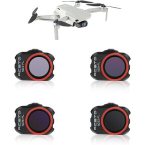 RCGEEK ND Filters Set for DJI Mavic Mini 4K / Mini 2 / Mini SE/Mini Accessories, 6Pcs Gimbal Camera Len Filters for DJI Mini 2/Mini SE/Mini (ND8/PL, ND16/PL, ND32/PL, ND64/PL, CPL, UV)