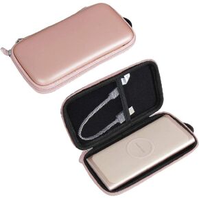 Hermitshell Hard EVA Travel Case for Samsung 2-in-1 Portable Fast Charge Wireless Charger and Battery Pack 10,000 mAh (Rose Gold, PU)