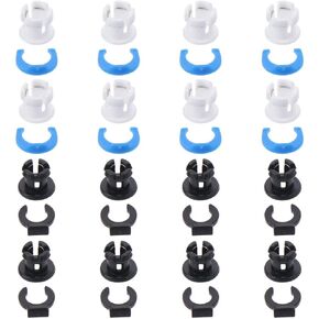 Bowden Collet 16Sets Bowden Strong Embedded Coupling Collet Easy to Use Quick Connector Clamp Clip Metal V6 Heatsink