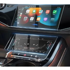 Karltys 2 Pack 12.3-Inch Screen Protector for 2024 Toyota Grand Highlander XLE/Limited/Platinum Accessories, 9H Hardness Touchscreen Tempered Glass, Car Radio Screen Cover Anti Fingerprint in Kuwait