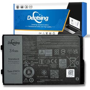 Dentsing V6W33 Laptop Battery Replace for Dell Inspiron 3510 3511 3515 5310 5410 5418 5510 5515 5518 Latitude 3320 3520 3420 Vostro 3510 3515 3511 5510 5410 Series Laptop TN70C G91J0 15V 54Wh 3600mAh