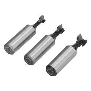 Keyhole Router Bits Milling 5/16 3/8 1/2in Blade Diameter 3Pcs Solid T Slot Cutter for Hex Bolt for DIY for Wood