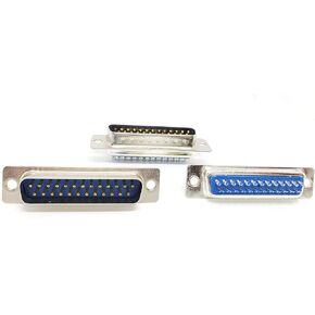 PC Accessories DB25 Male D-Sub Solder Cup Connector, 25-Pack