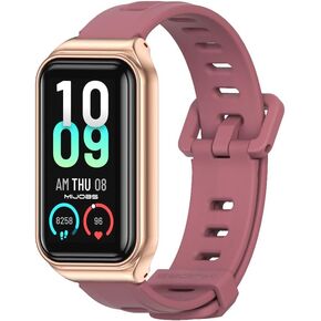 MIJOBS حزام ل Amazfit الفرقة 7 سيليكون استبدال حزام ساعة المعصم الفرقة سوار ذكي اكسسوارات ل Amazfit 7 صالح الفرقة