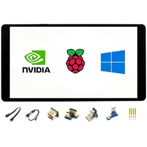 waveshare 5.5inch HDMI AMOLED Display 1080x1920 Resolution Capacitive Touch Screen with Toughened Glass Cover 6H Hardness for Raspberry Pi 4B/3B+/3B/2B/Zero/Zero W and Jetson Nano,PC,Multi Systems