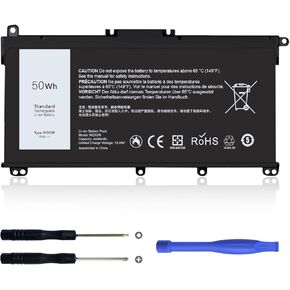 50Wh WDX0R Laptop Battery Replacement Dell Inspiron 13 15 5000 7000 Series 5570 7579 7378 5567 7573 5565 5379 5378 Latitude 3490 3590 3340 3400 3390 3500 3190 P69G 3CRH3 FW8KR CYMGM