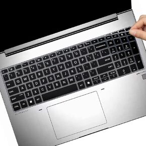Keyboard Cover for HP EliteBook 660 G11 16 inch & HP EliteBook 660 16 inch Laptop 2024 Accessories Protective Keyboard Cover Skin US Layout-Black