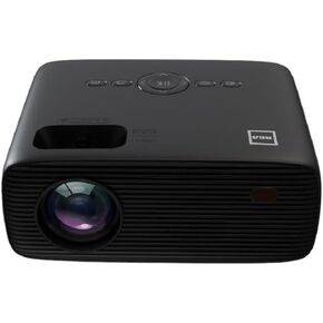 RCA 1080P, Streaming Stick Ready, 32""-200"" Picture Size, HDMI,USB,AV,TF Card, Backlit Remote, Perfect for Movies, Gaming, Outdoor, Indoor,Home Theater Projector RPJ280, Black