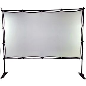 Portable Projector Screen | 90" Wide x 52" Tall Screen with Adjustable Frame | 104" Diagonal | Indoor/Outdoor