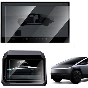 ThinSGO Screen Protectors for Tesla Cybertruck 2024 Clear HD, Tesla Dashboard Touchscreen Infotainment Display Cover 9H PET Ultra Tough, Front & Back (Clear)