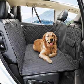 petizer Waterproof Dog Car Seat Cover, Large Truck Back Seat Extender, Polyester Vehicle Seat Cover, Universal Fit for F150/Silverado ZR2/RAM 1500/Toyota Tundra