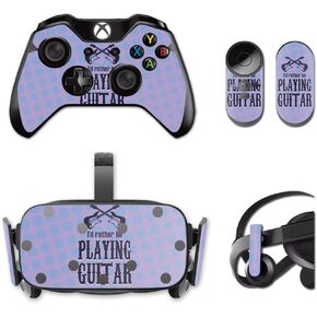 MightySkins Skin Compatible with Oculus Rift CV1 – Playing Guitar | Protective, Durable, and Unique Vinyl Decal wrap Cover | Easy to Apply, Remove, and Change Styles | Made in The USA