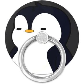 Velvet Caviar x Pudgy Penguins Cell Phone Ring Holder Grip & Stand for Back of Phone - Black Penguin #6873