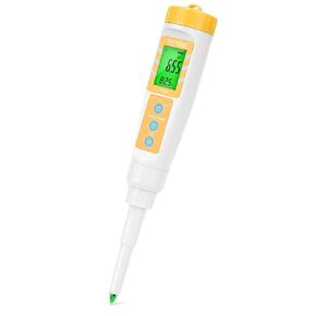 Digital pH Meter YINMIK pH Meter for Food with Calibration Solution pH Level Tester for Fermentation pH Food Meter for Dough Sushi Rice Fermenting Sausage Kombucha Meat Soap Cheese Cosmetic and Water