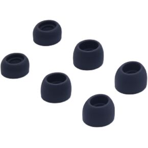 6 Pairs Replacement Eartips Silicone Buds Ear Tips S/M/L 3 Size Earbuds Set Compatible with Samsung Galaxy Buds Pro Earphone Ear Tips (6 Pairs, Black)
