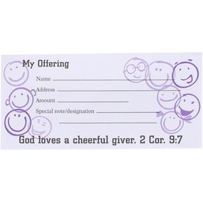 Cash Envelopes For Tithes And Offering Church Supplies Pack of 100 - (Name Of Jesus) Tithe Offering Envelopes for Church Fits Cash & Coins Envelopes for Checks Swanson Christian Products