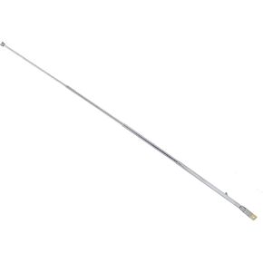 Portable Radio Antenna Replacement Telescopic Antenna Stainless Steel Brass 4 Sections Replacement AM FM Radio Antenna for TV Remote Control