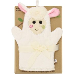 Baby Bath Mitt - Ultra-Soft Washcloth Glove, 100% Cotton Snow Terry, Designed in The USA 1 Mitt/Pack (Puddles The Duck)