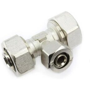 M8014 For RapidAir MaxLINE Compressed Air Piping 3/4" and 1/2" Air Tubing Tee fitting
