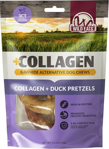 Wild Eats Rustic Kitchen Collagen Chews Retriever Sticks (Beef Flavored) 0.6cm - 25ct in Saudi Arabia
