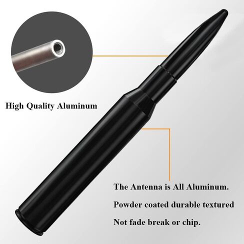 4 Inch Short Aluminum Antenna for Dodge Dakota (1998-2010), Dodge Dakota Antenna Replacement Mast in Saudi Arabia