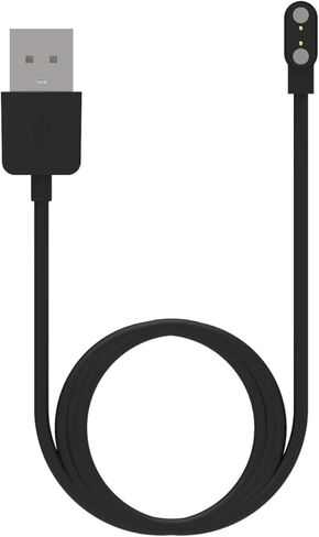 1Pcs Black Compatible with Da Fit Smart Watch Charger, Replacement USB Charger Cable Charging Cord for Smart Watch with Da Fit App Smartwatch Cables and Chargers Smartwatch Accessories (3.3 Ft) in Kuwait