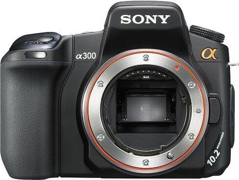 Sony Alpha A300 10.2MP Digital SLR DSLR Camera Super Steady Shot Image Stabilization Kit 18-55MM AF Lens (Renewed) in Saudi Arabia