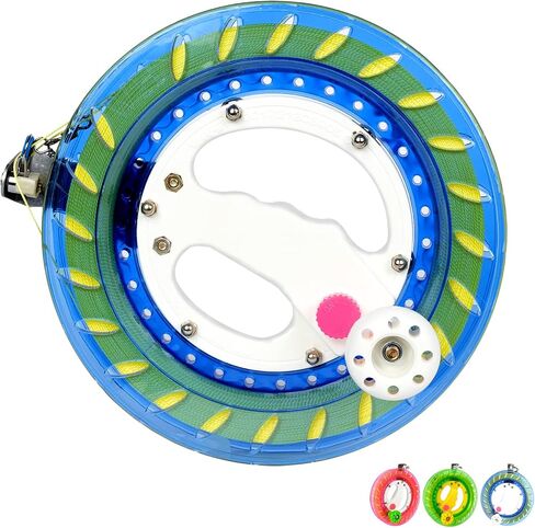 Simxkai Kite String Reel, Kite Reel,Kite Line Winder 9 inches Dia, Come with Lock & 1200 Feet Line（Red） in Saudi Arabia