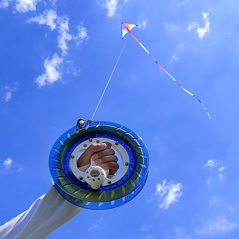 Simxkai Kite String Reel, Kite Reel,Kite Line Winder 9 inches Dia, Come with Lock & 1200 Feet Line（Red） in Saudi Arabia