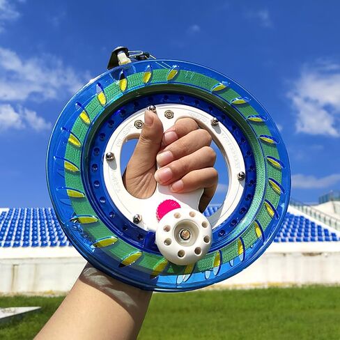 Simxkai Kite String Reel, Kite Reel,Kite Line Winder 9 inches Dia, Come with Lock & 1200 Feet Line（Red） in Saudi Arabia