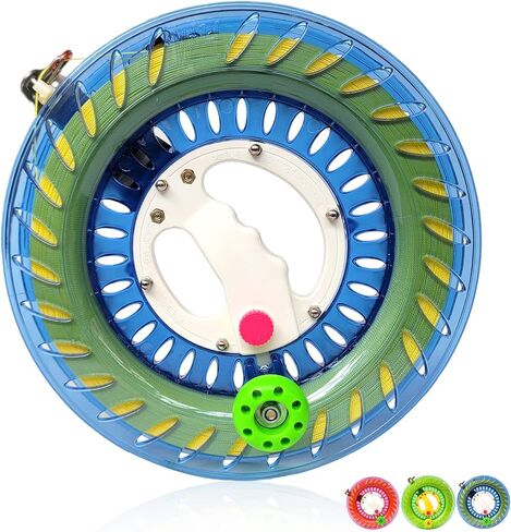 Simxkai Kite String Reel, Kite Reel,Kite Line Winder 9 inches Dia, Come with Lock & 1200 Feet Line（Red） in Saudi Arabia