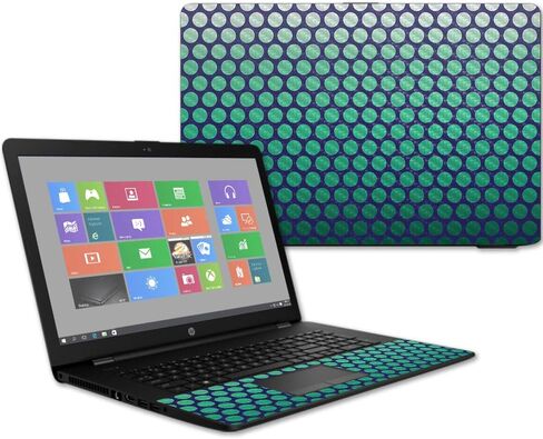 MightySkins Carbon Fiber Skin for HP 17T Laptop 17.3" (2017) - River Stones | Protective, Durable Textured Carbon Fiber Finish | Easy to Apply, Remove, and Change Styles | Made in The USA in Saudi Arabia