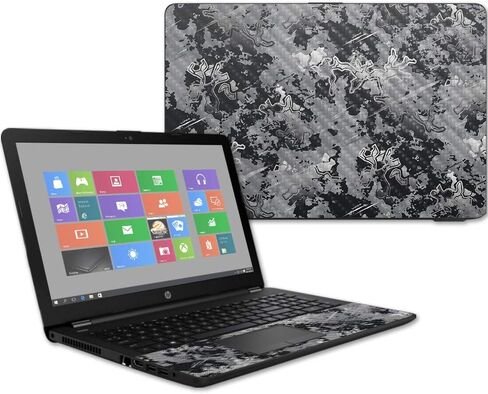 MightySkins Carbon Fiber Skin for HP 15T Laptop 15.6" (2017) - Deer Pattern | Protective, Durable Textured Carbon Fiber Finish | Easy to Apply, Remove, and Change Styles | Made in The USA in Saudi Arabia