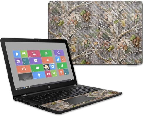 MightySkins Carbon Fiber Skin for HP 15T Laptop 15.6" (2017) - Deer Pattern | Protective, Durable Textured Carbon Fiber Finish | Easy to Apply, Remove, and Change Styles | Made in The USA in Saudi Arabia