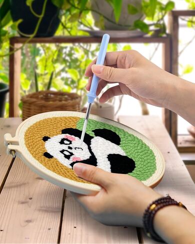 TINDTOP Embroidery Kit for Adult Beginners, 3 Sets Embroidery Stitch Practice kit Include Embroidery Cloth Hoops Threads for Craft Lover Hand Stitch in Saudi Arabia